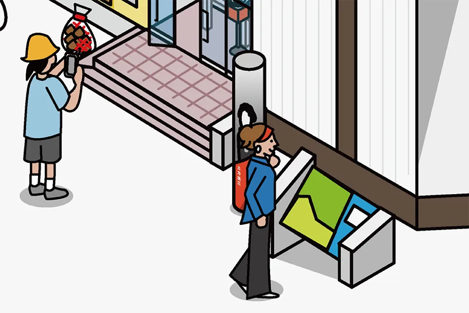 道の駅しりうちの図解拡大