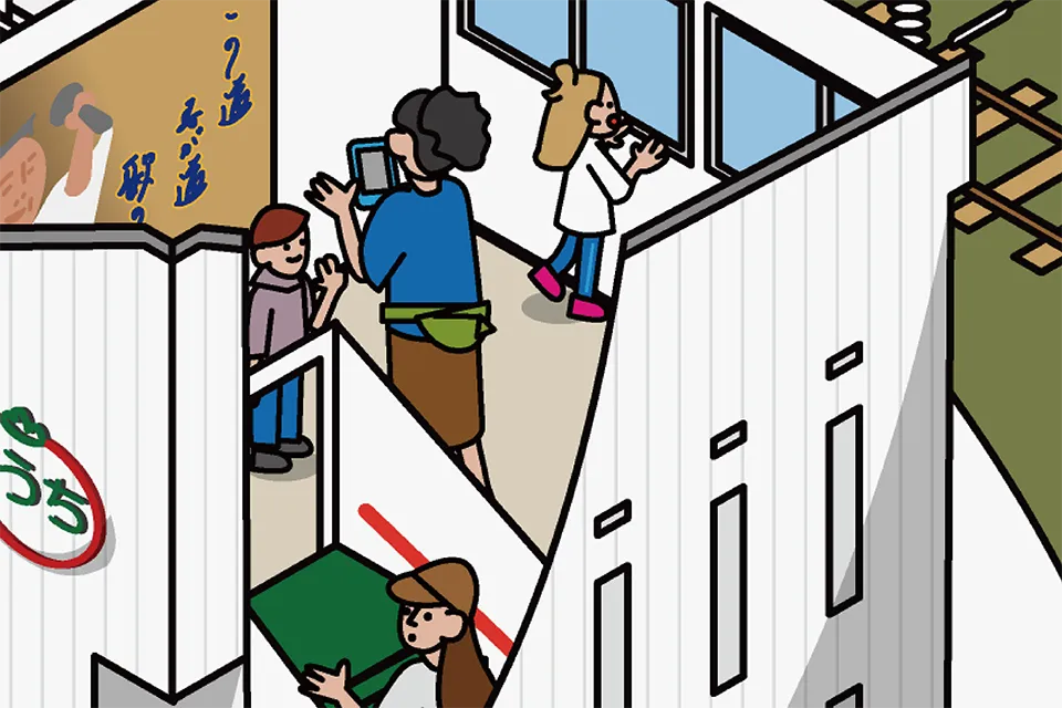 道の駅しりうちの図解拡大