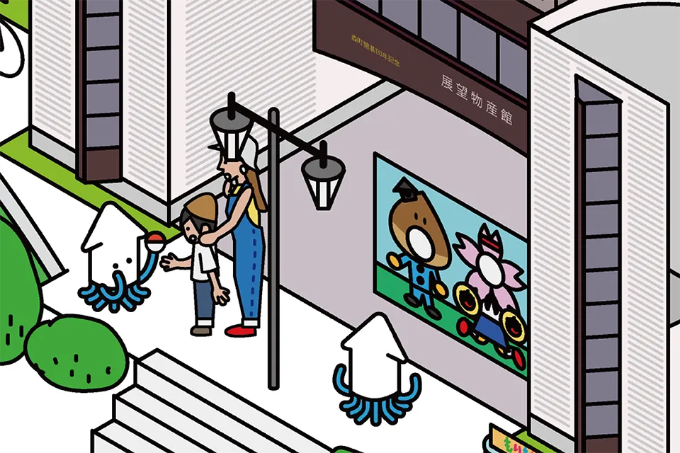 道の駅YOU・遊・もりの図解拡大