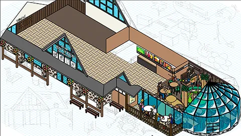 道の駅恵庭 図解イラスト