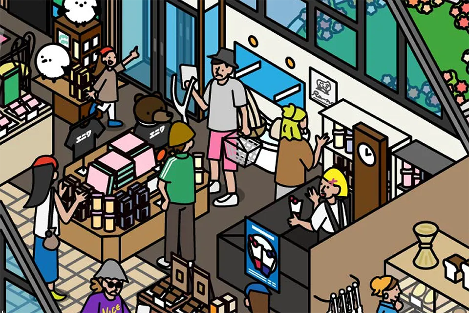 道の駅恵庭 図解イラスト