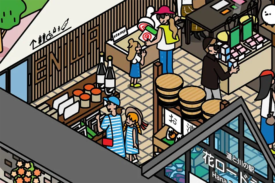 道の駅恵庭 図解イラスト