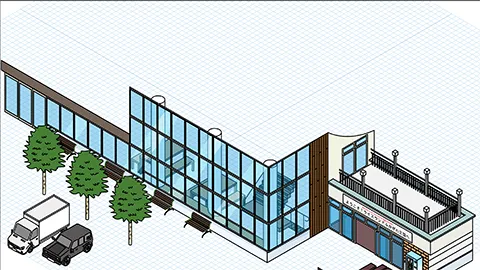道の駅深川　図解イラスト