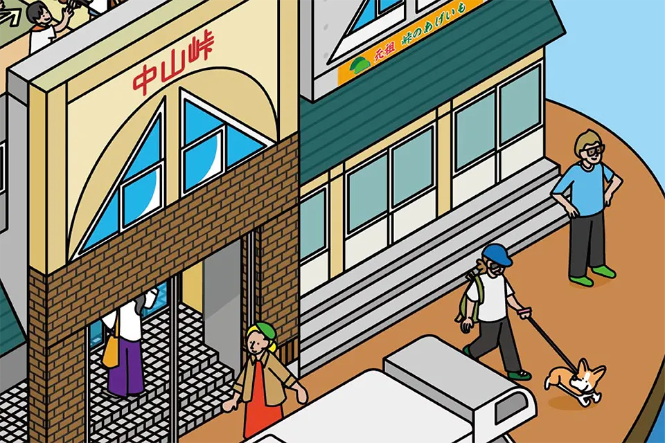 道の駅 望羊中山 図解