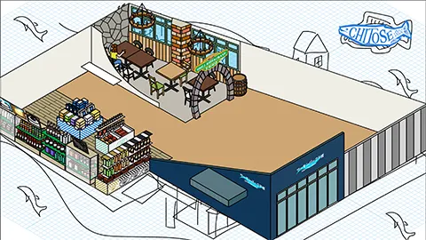 道の駅サーモンパーク千歳 図解