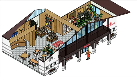 道の駅 うたしないチロルの湯 図解