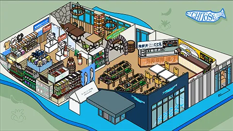 道の駅サーモンパーク千歳 図解