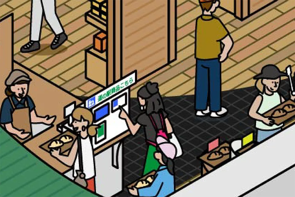 道の駅くろまつない　図解