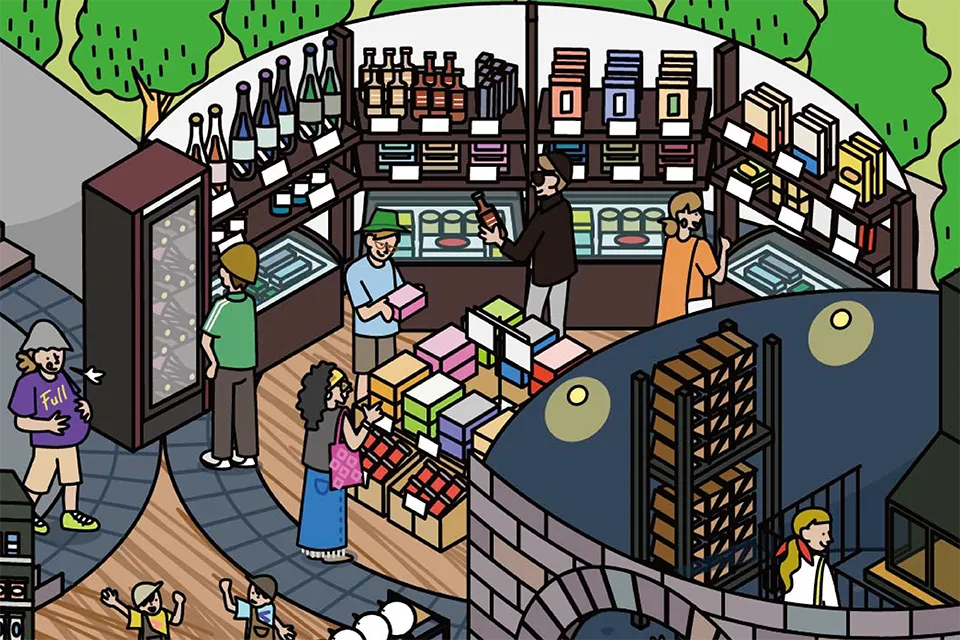 道の駅マオイの丘公園　図解