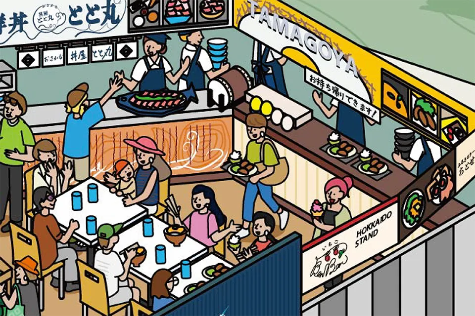 道の駅サーモンパーク千歳 図解