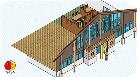 道の駅275つきがた 図解イラスト