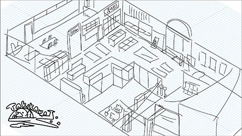 道の駅たきかわ 図解イラスト