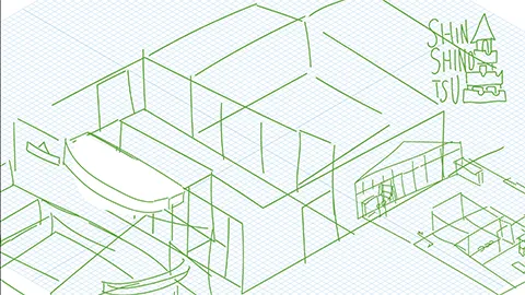 道の駅しんしのつ 図解イラスト