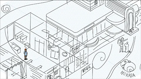 道の駅三笠 図解イラスト