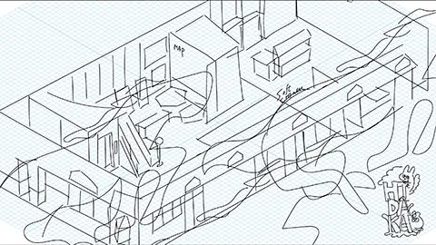 道の駅樹海ロード日高 図解イラスト