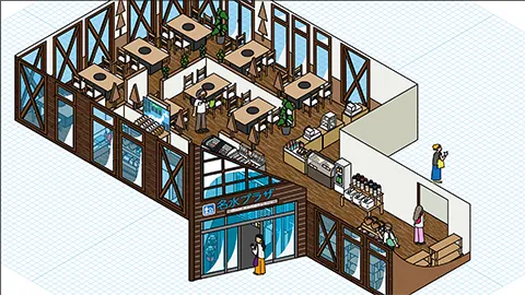道の駅 名水の郷きょうごくの図解イラスト