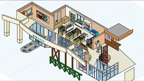 道の駅とようらの図解イラスト