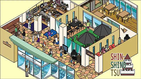 道の駅しんしのつ 図解イラスト