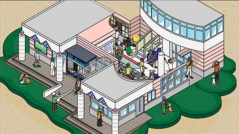 道の駅みついし 図解イラスト