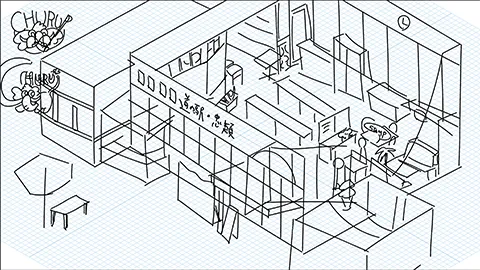 道の駅忠類 図解イラスト