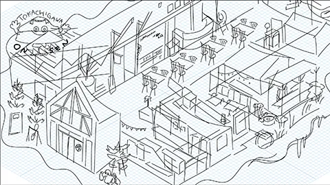 道の駅ガーデンスパ十勝川温泉 図解イラスト