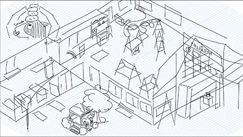 道の駅ピア21しほろ 図解イラスト