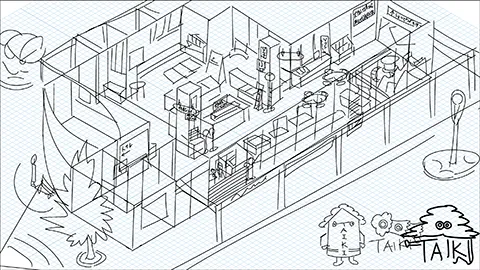 道の駅コスモール大樹 図解イラスト
