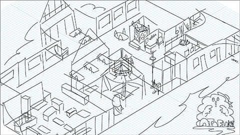 道の駅おとふけ 図解イラスト