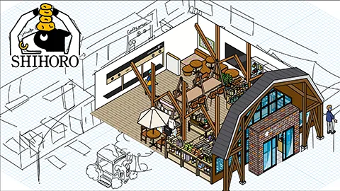 道の駅ピア21しほろ 図解イラスト