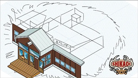 道の駅しかおい 図解イラスト