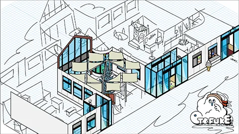 道の駅おとふけ 図解イラスト