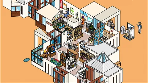 道の駅ステラ★ほんべつ 図解イラスト