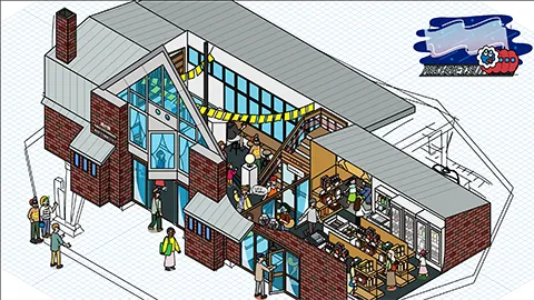 道の駅オーロラタウン93りくべつ 図解イラスト